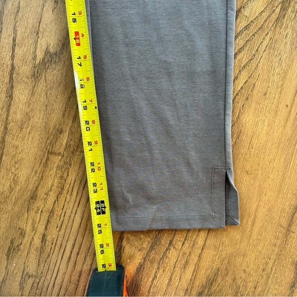 Eileen Fisher Cotton Blend Pull On Pants Size XS Brown Casual Comfy Elastic - Picture 7 of 9